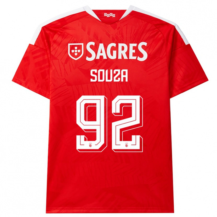Danxen Homem Camisola Pedro Souza #92 Vermelho Branco Amarelo Principal 2026/27 Camisa Brasil