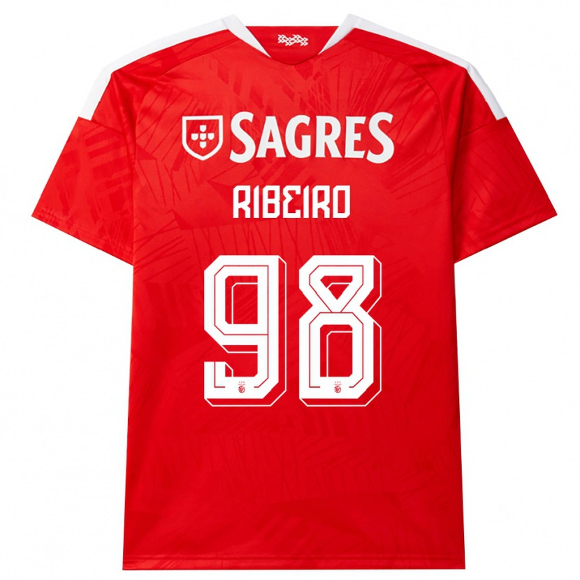 Danxen Homem Camisola Ricardo Ribeiro #98 Vermelho Branco Amarelo Principal 2026/27 Camisa Brasil