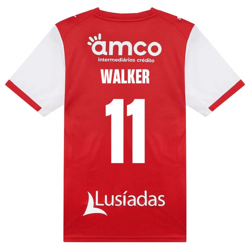 Danxen Homem Camisola Ellie Walker #11 Branco Vermelho Preto Principal 2026/27 Camisa Brasil