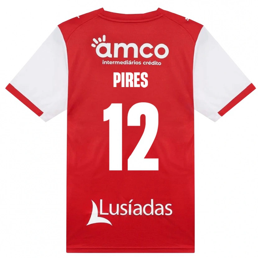 Danxen Homem Camisola Hugo Pires #12 Branco Vermelho Preto Principal 2026/27 Camisa Brasil
