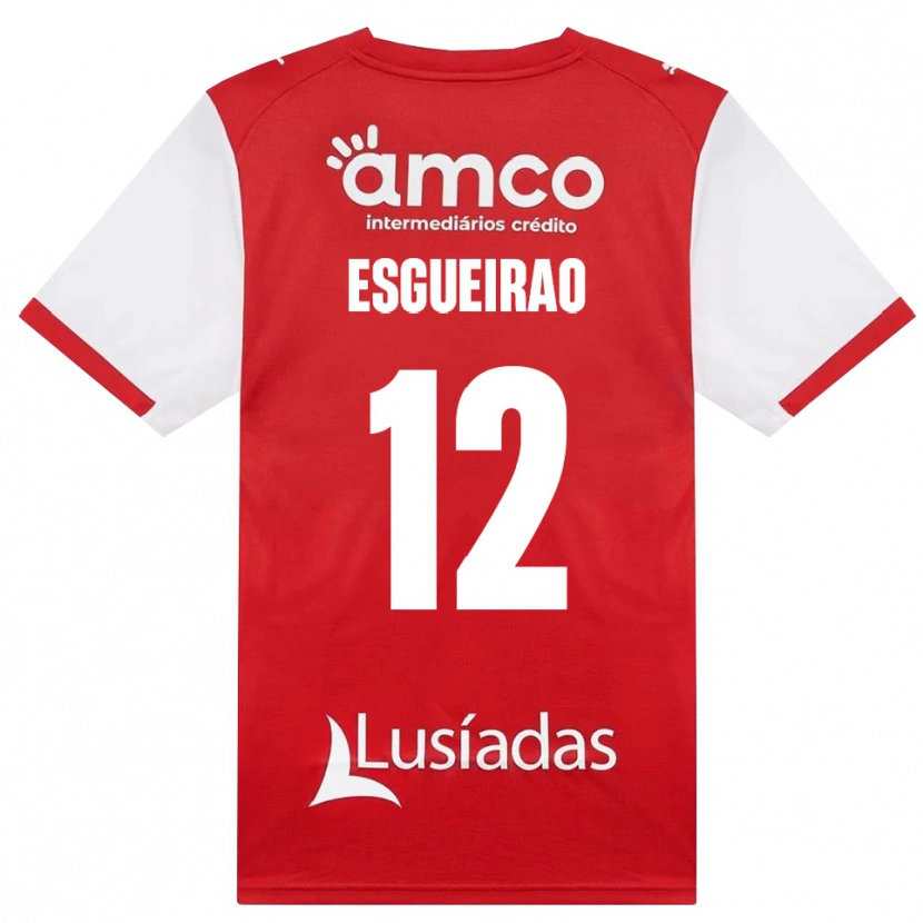 Danxen Homem Camisola Íris Esgueirão #12 Branco Vermelho Preto Principal 2026/27 Camisa Brasil