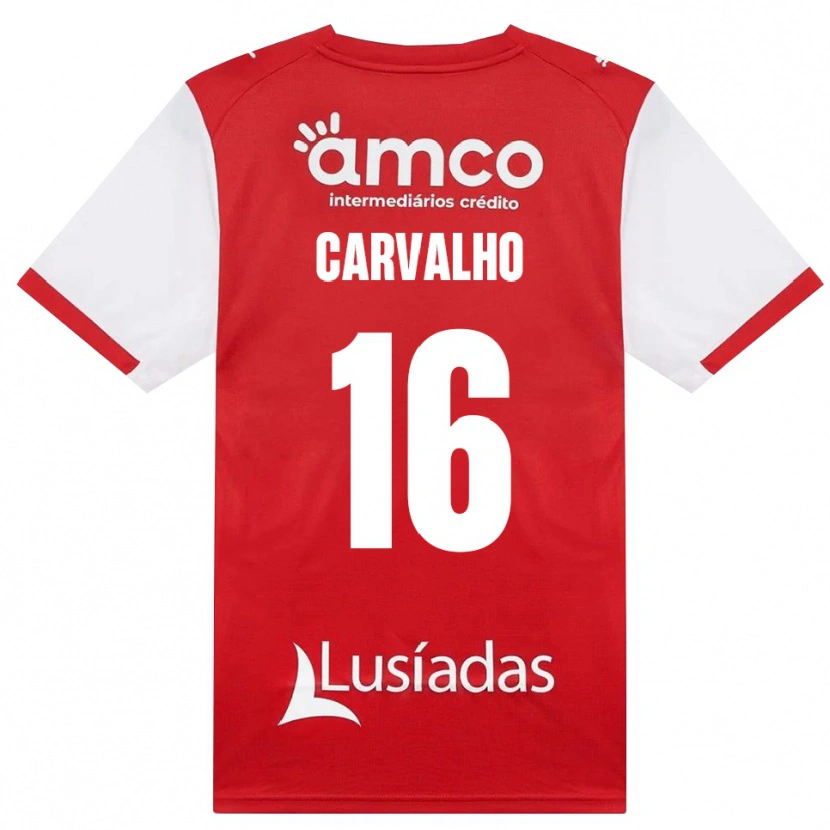 Danxen Homem Camisola Alexandre Carvalho #16 Branco Vermelho Preto Principal 2026/27 Camisa Brasil