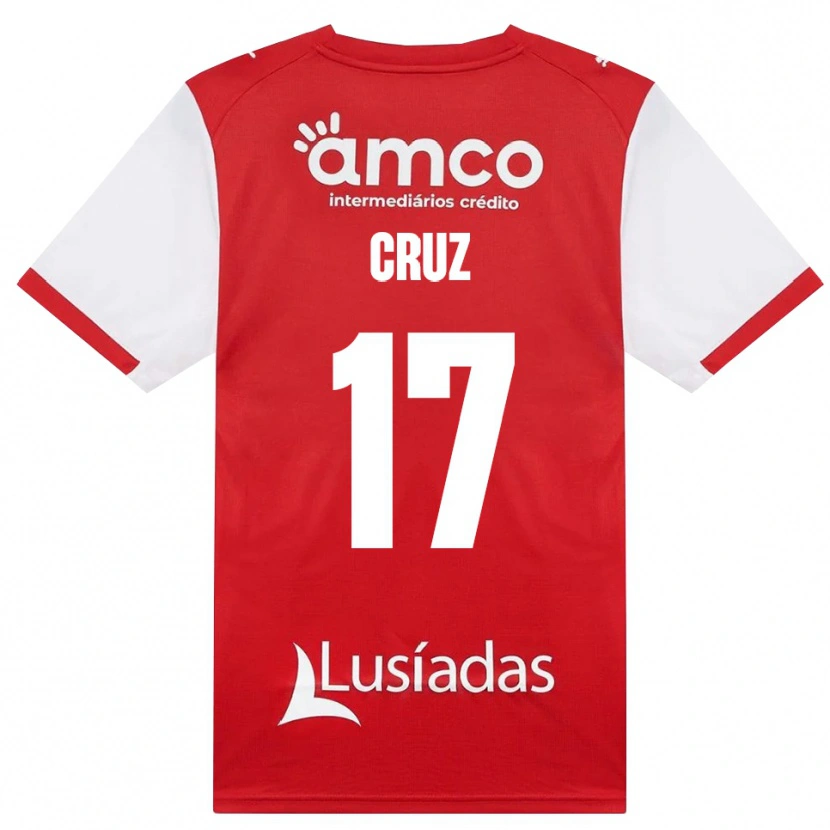 Danxen Homem Camisola Salvador Cruz #17 Branco Vermelho Preto Principal 2026/27 Camisa Brasil