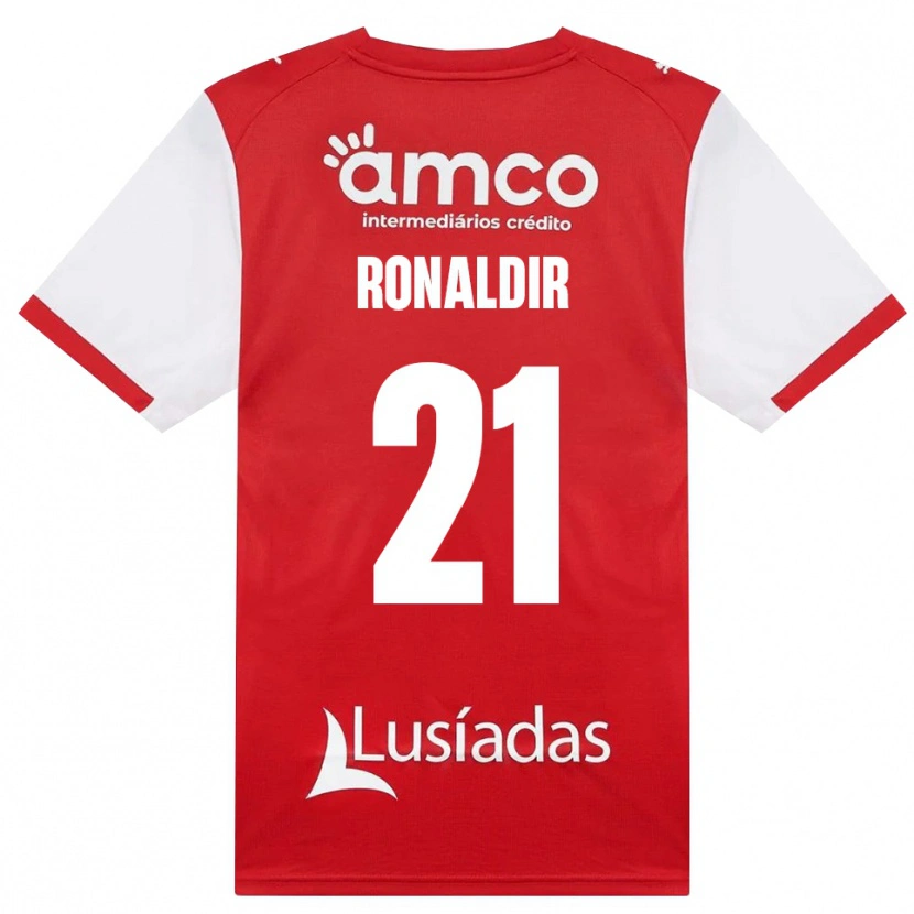 Danxen Homem Camisola Ronaldir Pereira Dos Santos #21 Branco Vermelho Preto Principal 2026/27 Camisa Brasil