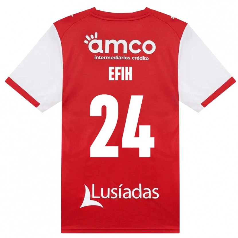 Danxen Homem Camisola Peace Efih #24 Branco Vermelho Preto Principal 2026/27 Camisa Brasil