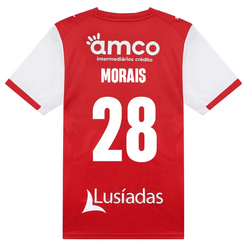 Danxen Homem Camisola Patrícia Morais #28 Branco Vermelho Preto Principal 2026/27 Camisa Brasil