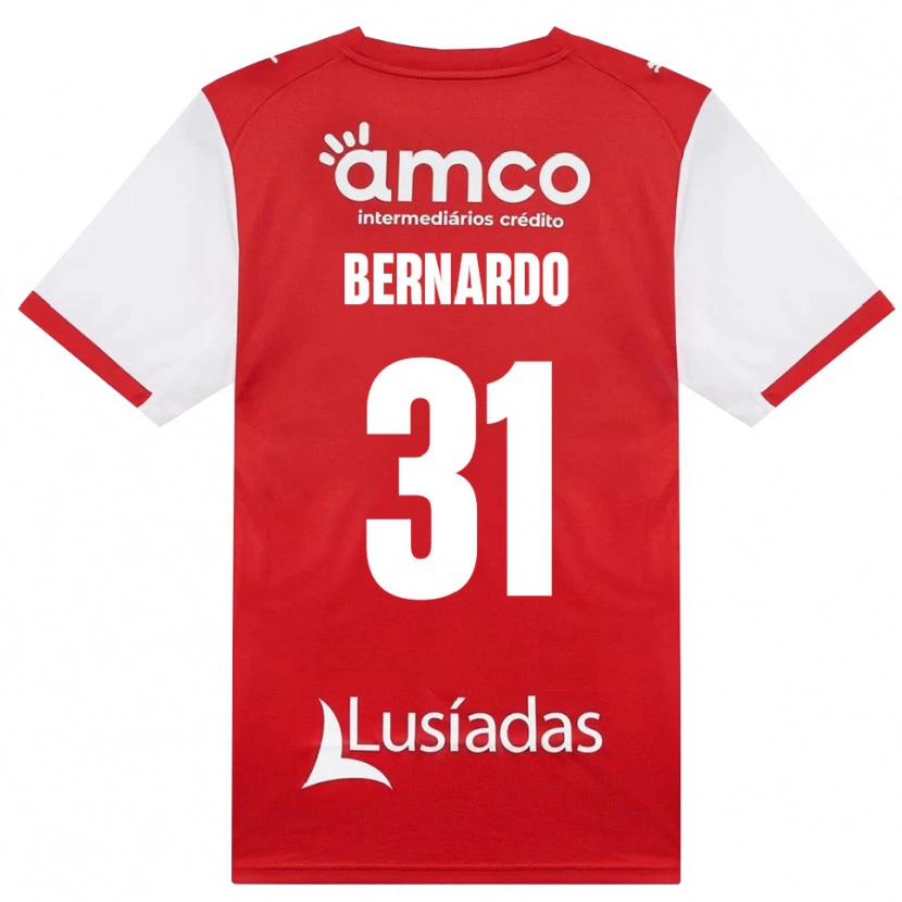 Danxen Homem Camisola Bernardo Caltabiano Parise Fontes #31 Branco Vermelho Preto Principal 2026/27 Camisa Brasil