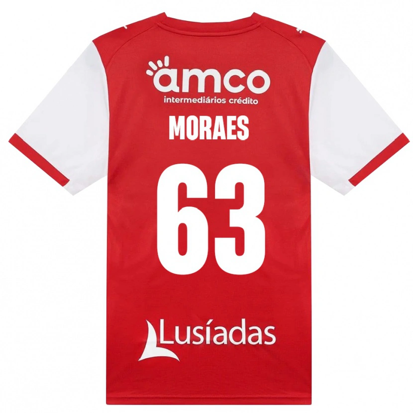 Danxen Homem Camisola Guilherme Moraes #63 Branco Vermelho Preto Principal 2026/27 Camisa Brasil