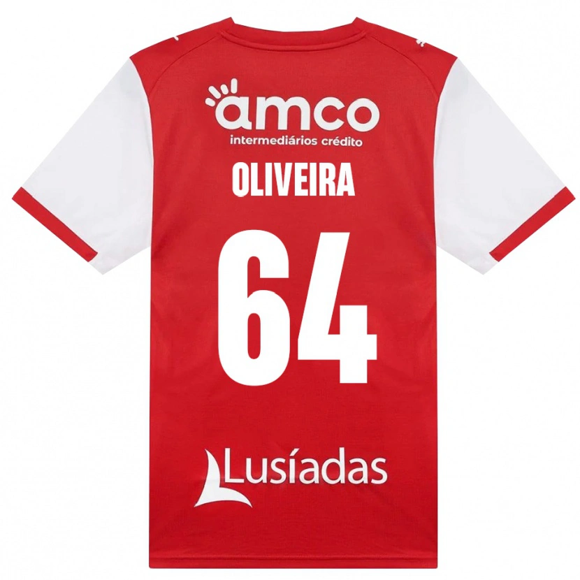 Danxen Homem Camisola Lucas Oliveira #64 Branco Vermelho Preto Principal 2026/27 Camisa Brasil