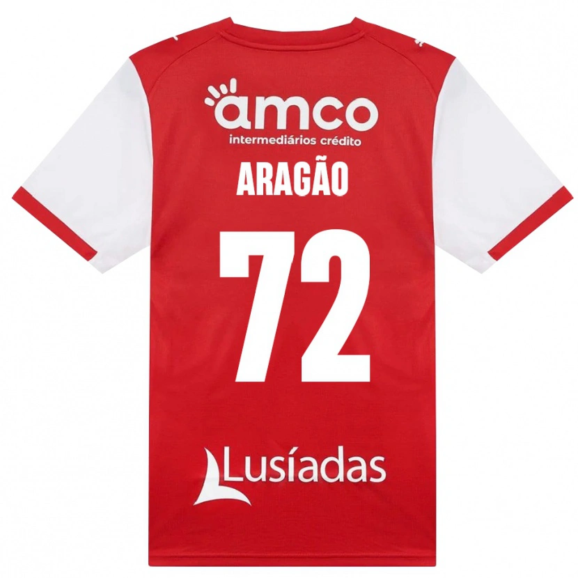 Danxen Homem Camisola João Aragão #72 Branco Vermelho Preto Principal 2026/27 Camisa Brasil