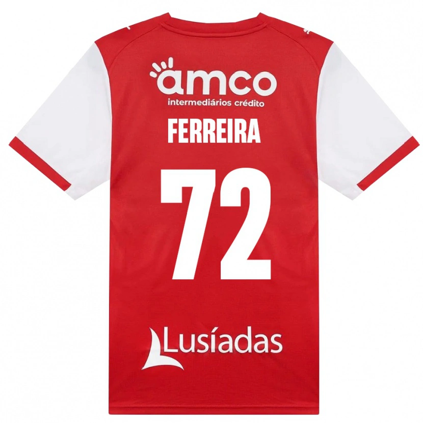 Danxen Homem Camisola André Ferreira #72 Branco Vermelho Preto Principal 2026/27 Camisa Brasil