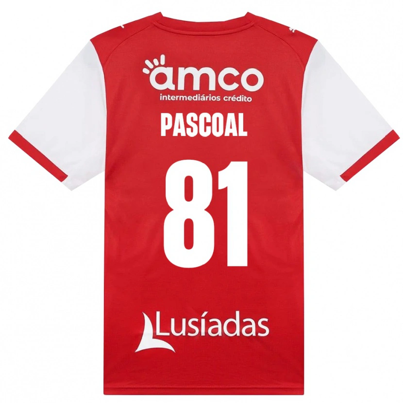Danxen Homem Camisola Fodé Pascoal #81 Branco Vermelho Preto Principal 2026/27 Camisa Brasil