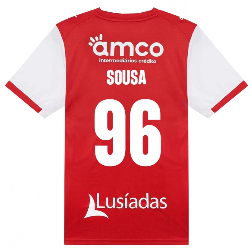 Danxen Homem Camisola Afonso Dias Sousa #96 Branco Vermelho Preto Principal 2026/27 Camisa Brasil