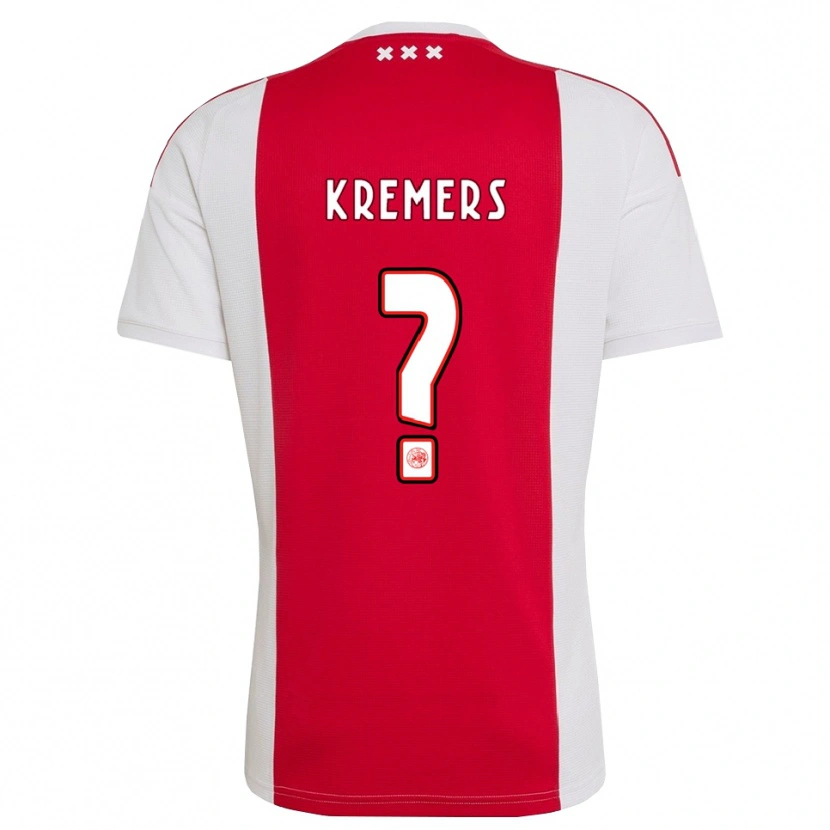 Danxen Homem Camisola Sten Kremers #0 Vermelho Branco Amarelo Principal 2026/27 Camisa Brasil