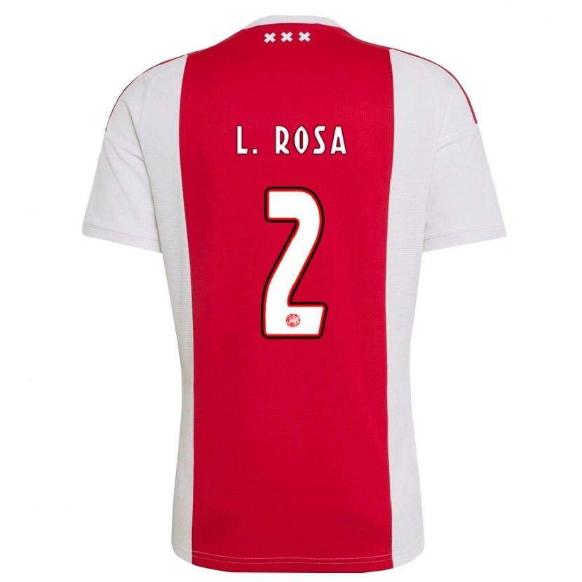 Danxen Homem Camisola Lucas Rosa #2 Vermelho Branco Amarelo Principal 2026/27 Camisa Brasil