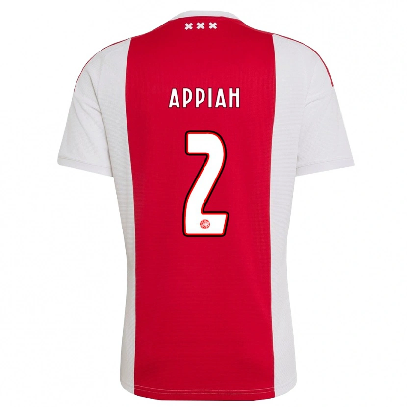 Danxen Homem Camisola Avery Appiah #2 Vermelho Branco Amarelo Principal 2026/27 Camisa Brasil