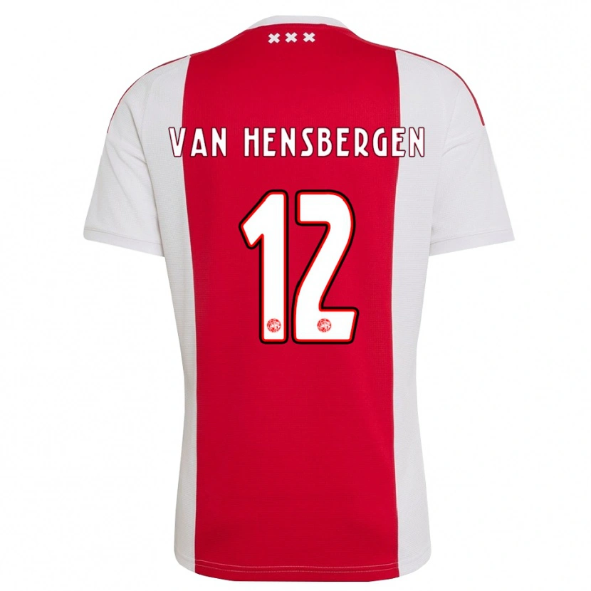 Danxen Homem Camisola Jade Van Hensbergen #12 Vermelho Branco Amarelo Principal 2026/27 Camisa Brasil