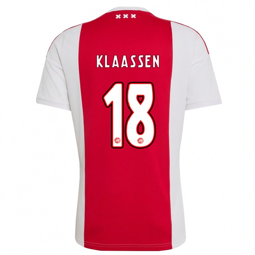Danxen Homem Camisola Davy Klaassen #18 Vermelho Branco Amarelo Principal 2026/27 Camisa Brasil