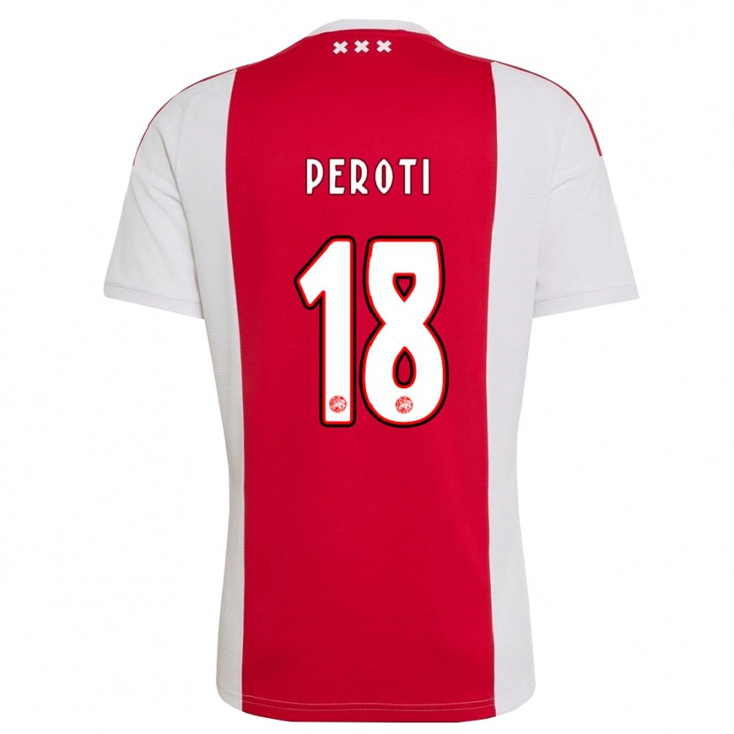 Danxen Homem Camisola Eljero Peroti #18 Vermelho Branco Amarelo Principal 2026/27 Camisa Brasil