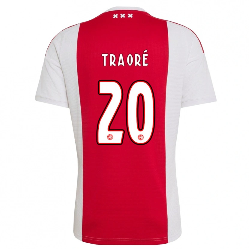 Danxen Homem Camisola Bertrand Traore #20 Vermelho Branco Amarelo Principal 2026/27 Camisa Brasil