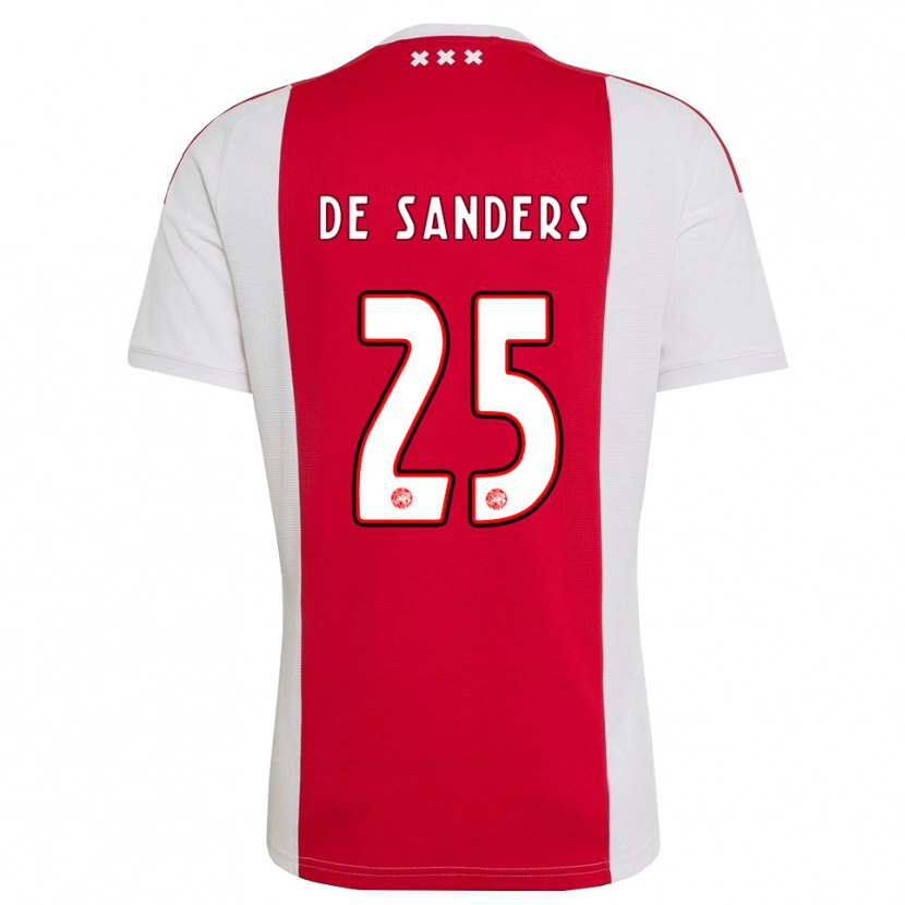Danxen Homem Camisola Kay-Lee De Sanders #25 Vermelho Branco Amarelo Principal 2026/27 Camisa Brasil
