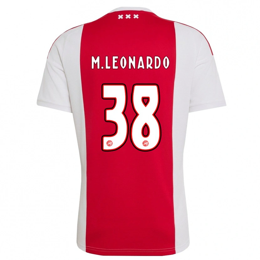 Danxen Homem Camisola Marcos Leonardo #38 Vermelho Branco Amarelo Principal 2026/27 Camisa Brasil