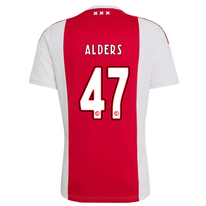 Danxen Homem Camisola Gerald Alders #47 Vermelho Branco Amarelo Principal 2026/27 Camisa Brasil