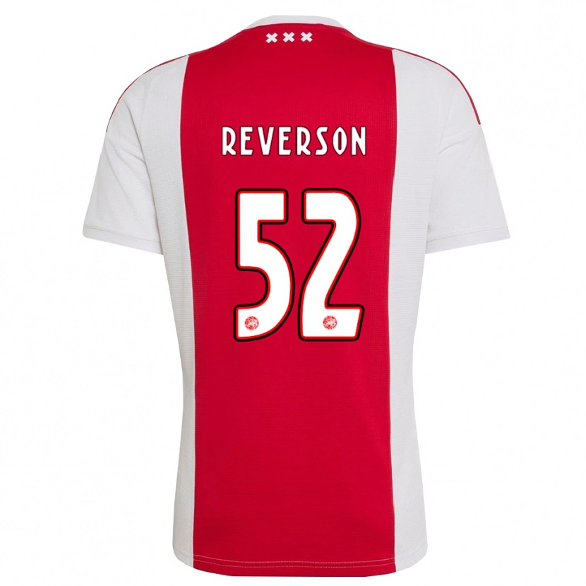 Danxen Homem Camisola Paul Reverson #52 Vermelho Branco Amarelo Principal 2026/27 Camisa Brasil