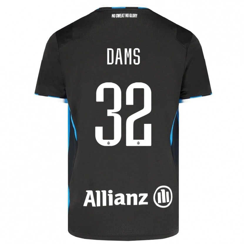 Danxen Homem Camisola Matteo Dams #32 Preto Vermelho Azul Principal 2026/27 Camisa Brasil