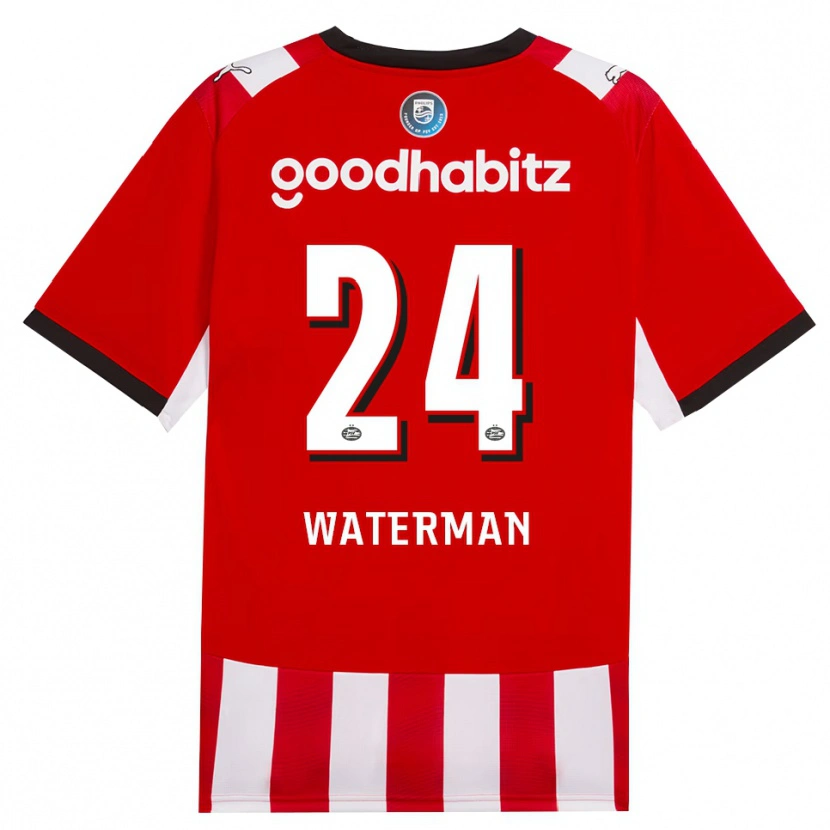 Danxen Homem Camisola Boy Waterman #24 Vermelho Branco Preto Principal 2026/27 Camisa Brasil