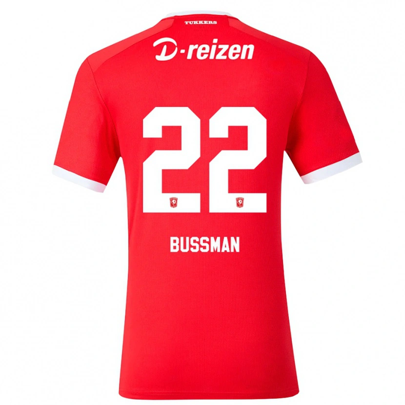 Danxen Homem Camisola Fiene Bussman #22 Vermelho Branco Principal 2026/27 Camisa Brasil