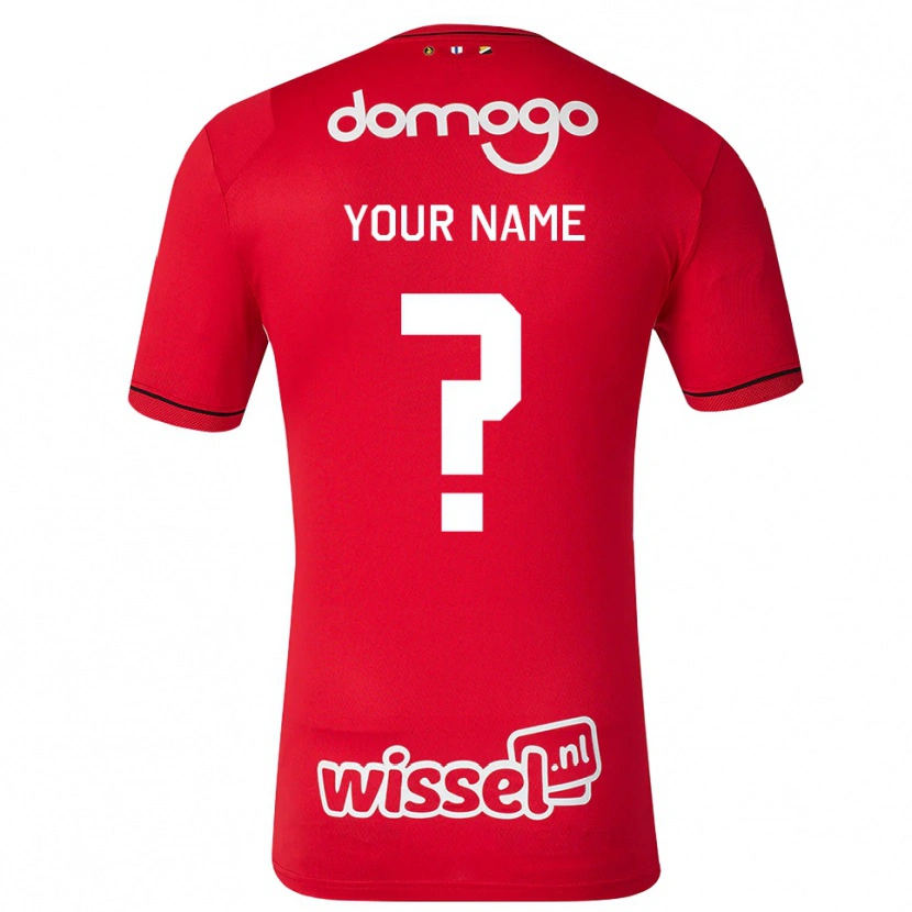 Danxen Homem Camisola Seu Nome #0 Vermelho Branco Preto Principal 2026/27 Camisa Brasil
