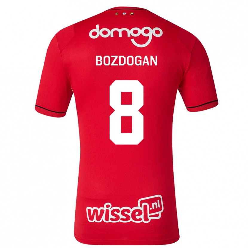 Danxen Homem Camisola Can Bozdogan #8 Vermelho Branco Preto Principal 2026/27 Camisa Brasil