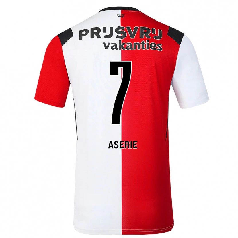 Danxen Homem Camisola Gian-Luca Aserie #7 Vermelho Branco Preto Principal 2026/27 Camisa Brasil