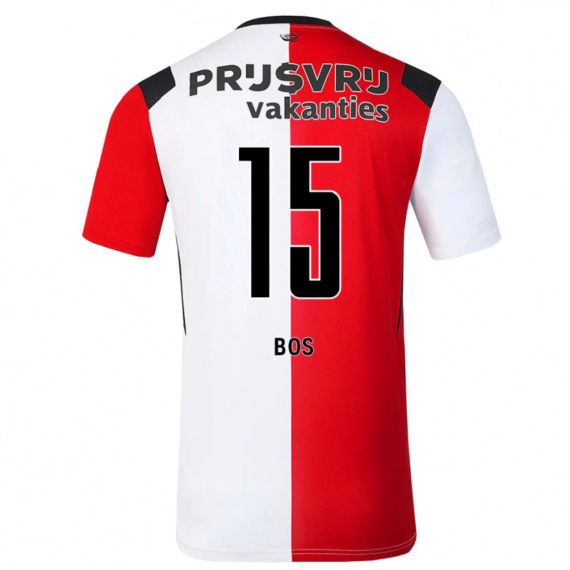 Danxen Homem Camisola Jordan Bos #15 Vermelho Branco Preto Principal 2026/27 Camisa Brasil