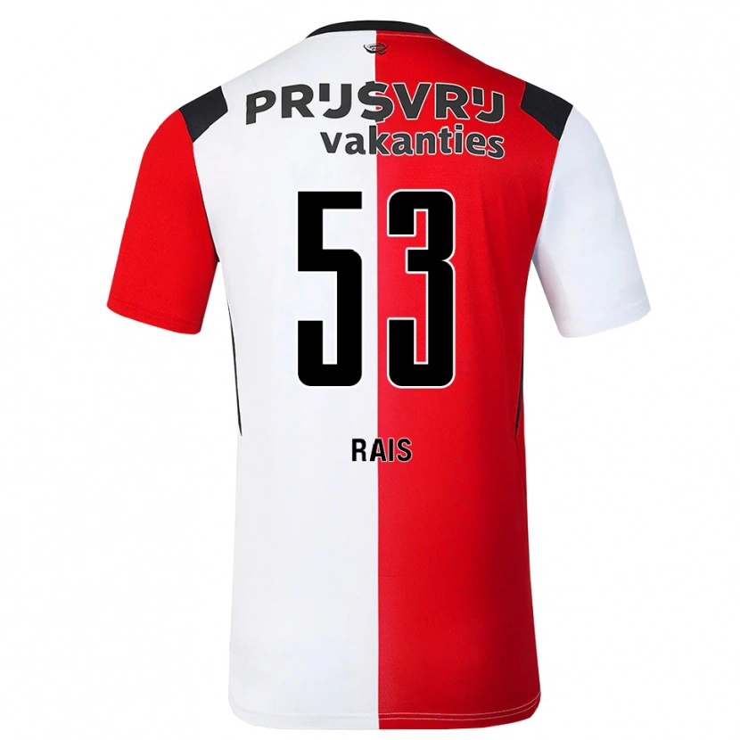 Danxen Homem Camisola Amir Rais #53 Vermelho Branco Preto Principal 2026/27 Camisa Brasil