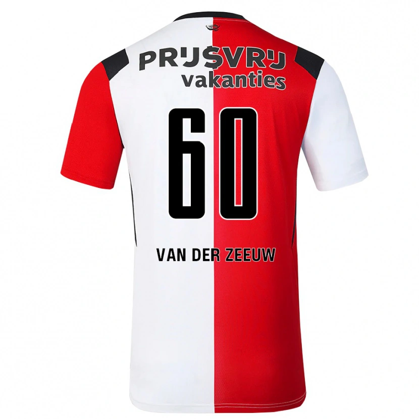 Danxen Homem Camisola Twan Van Der Zeeuw #60 Vermelho Branco Preto Principal 2026/27 Camisa Brasil