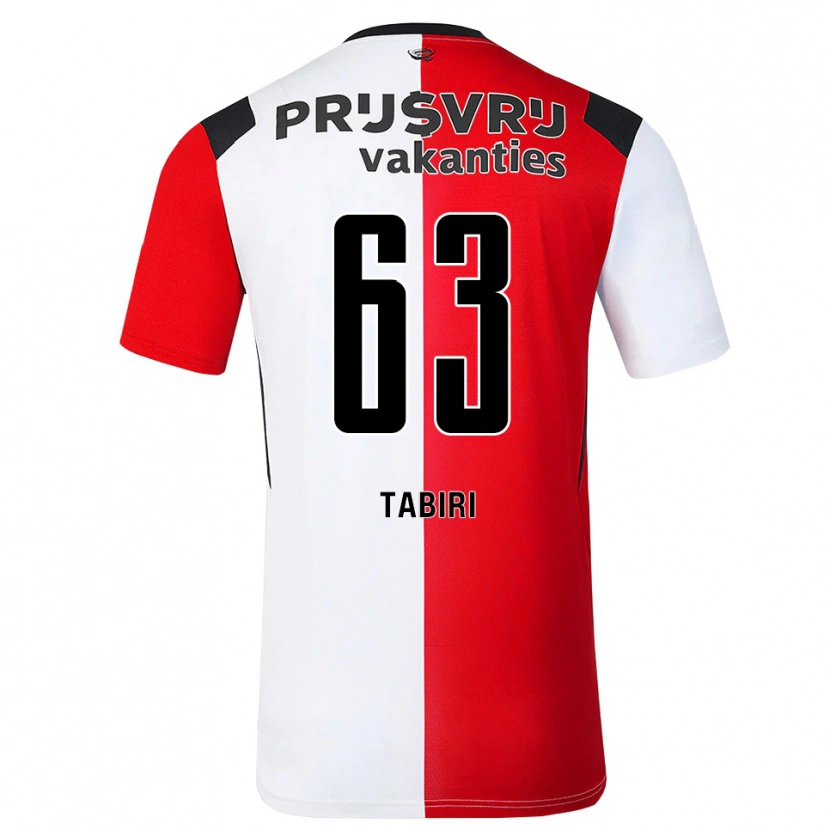 Danxen Homem Camisola Kwame Tabiri #63 Vermelho Branco Preto Principal 2026/27 Camisa Brasil
