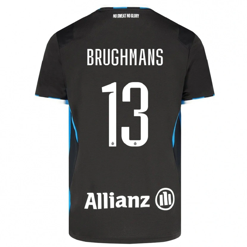 Danxen Homem Camisola Beau Brughmans #13 Preto Vermelho Azul Principal 2026/27 Camisa Brasil