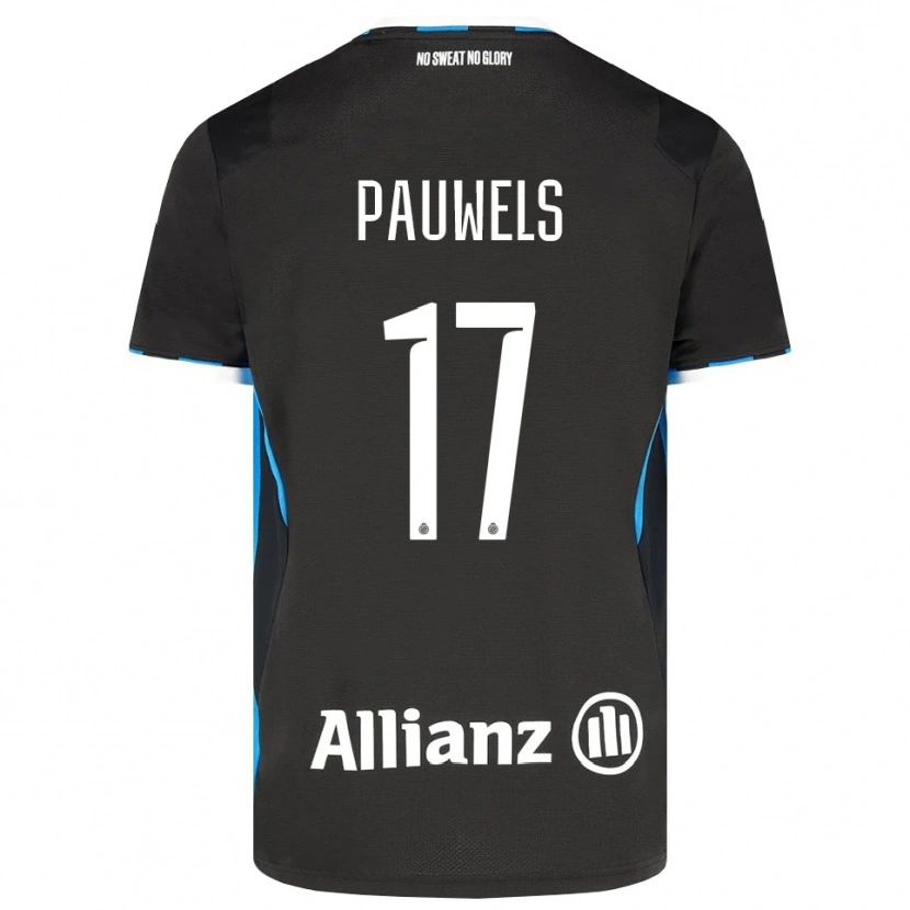 Danxen Homem Camisola Fleur Pauwels #17 Preto Vermelho Azul Principal 2026/27 Camisa Brasil