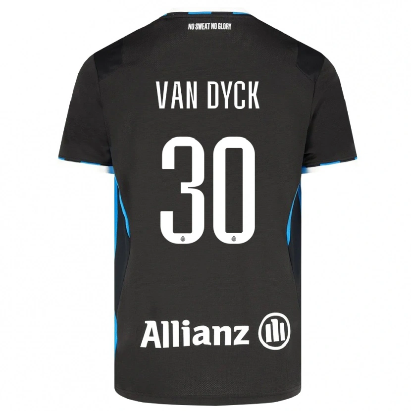 Danxen Homem Camisola Nell Van Dyck #30 Preto Vermelho Azul Principal 2026/27 Camisa Brasil