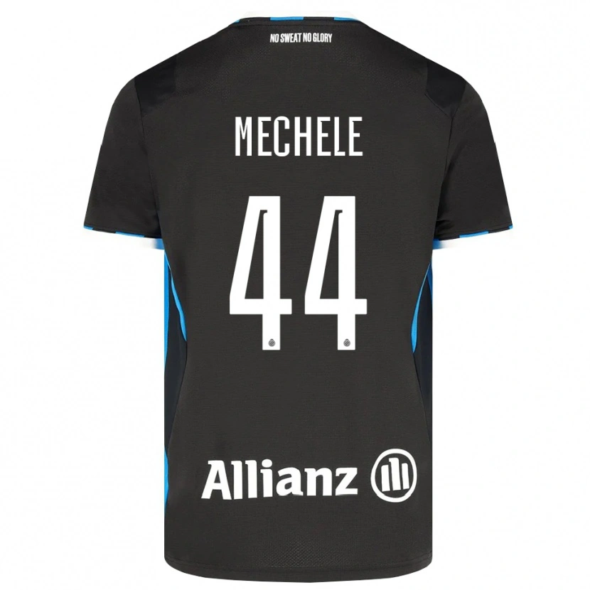 Danxen Homem Camisola Brandon Mechele #44 Preto Vermelho Azul Principal 2026/27 Camisa Brasil