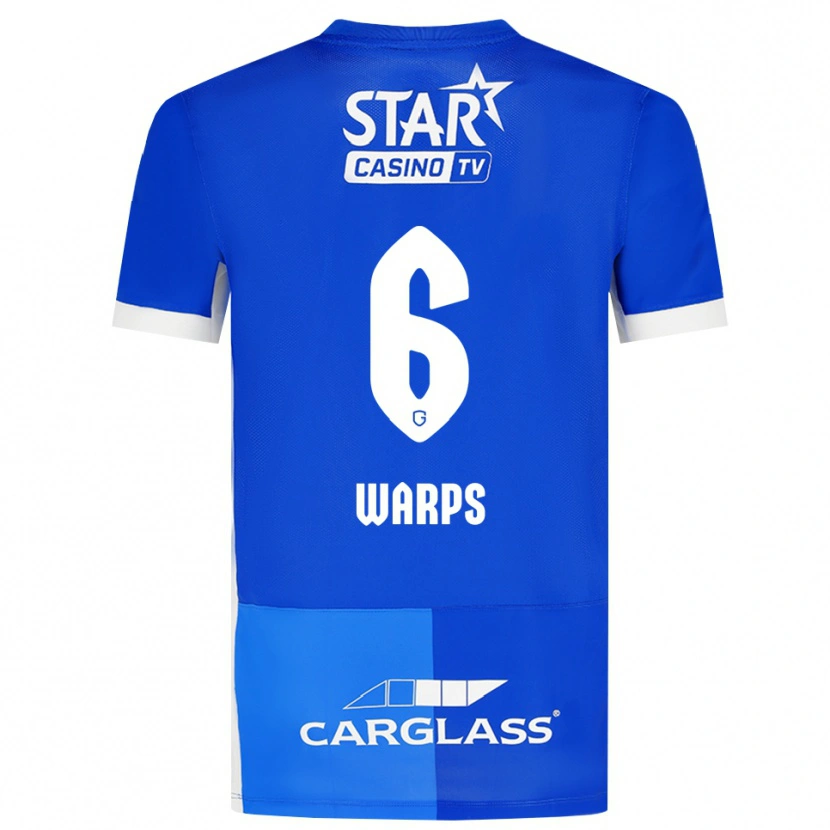Danxen Homem Camisola Isa Warps #6 Mediumblue Royalblue Branco Principal 2026/27 Camisa Brasil