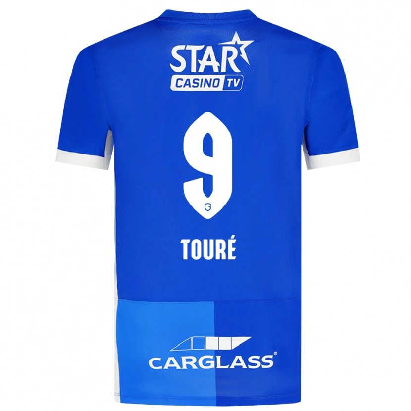 Danxen Homem Camisola Saïdou Touré #9 Mediumblue Royalblue Branco Principal 2026/27 Camisa Brasil