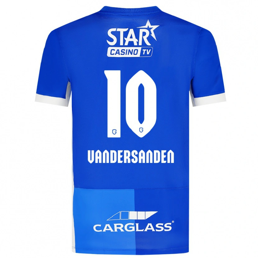 Danxen Homem Camisola Sien Vandersanden #10 Mediumblue Royalblue Branco Principal 2026/27 Camisa Brasil