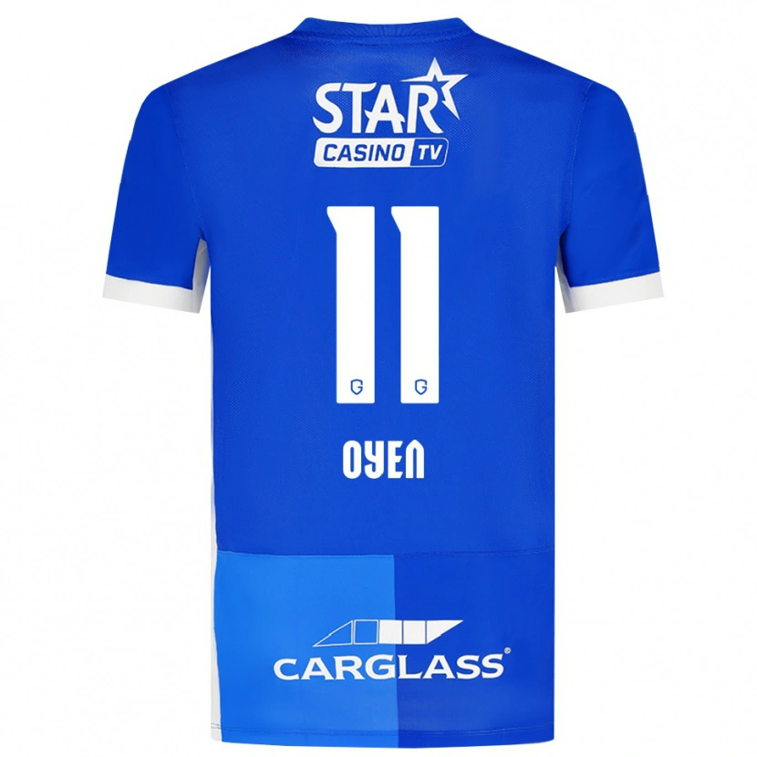 Danxen Homem Camisola Luca Oyen #11 Mediumblue Royalblue Branco Principal 2026/27 Camisa Brasil