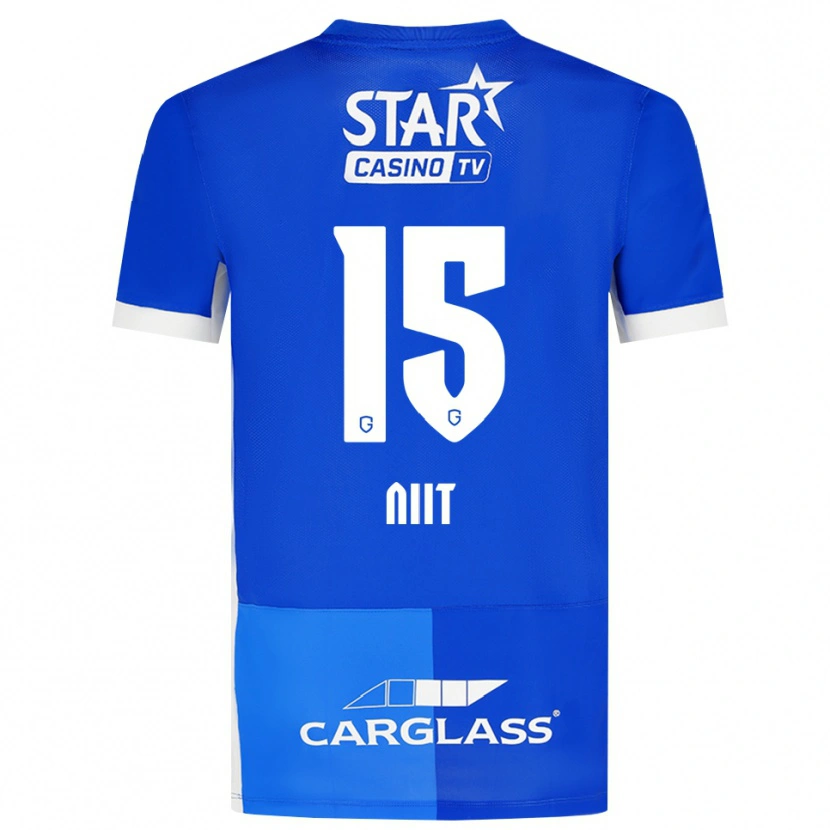 Danxen Homem Camisola Eva-Maria Niit #15 Mediumblue Royalblue Branco Principal 2026/27 Camisa Brasil