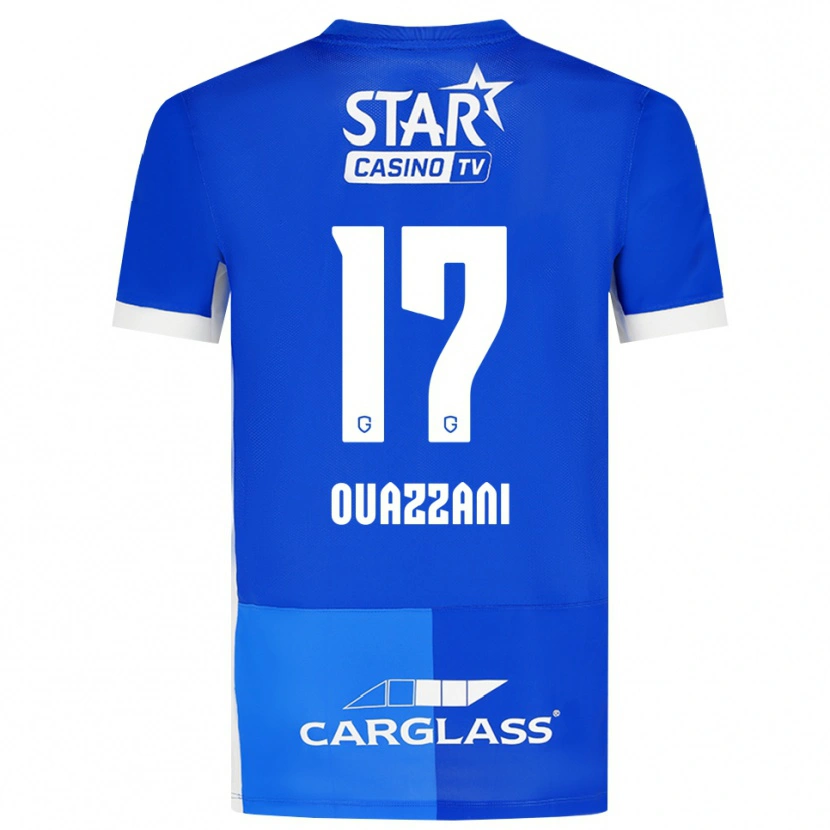 Danxen Homem Camisola Fady Ouazzani #17 Mediumblue Royalblue Branco Principal 2026/27 Camisa Brasil