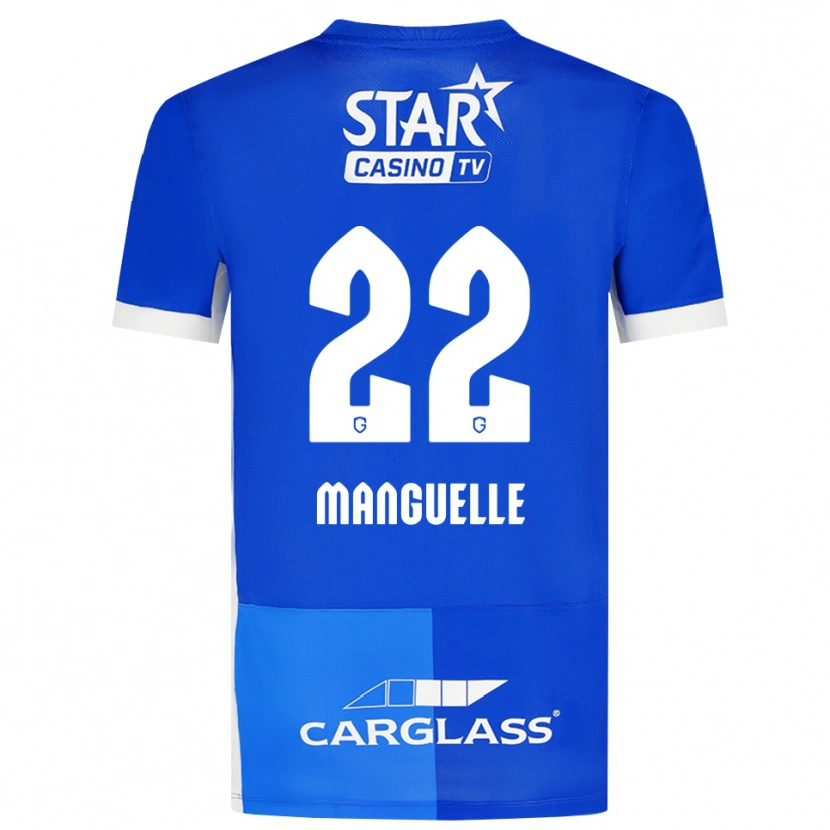 Danxen Homem Camisola Brad Manguelle #22 Mediumblue Royalblue Branco Principal 2026/27 Camisa Brasil