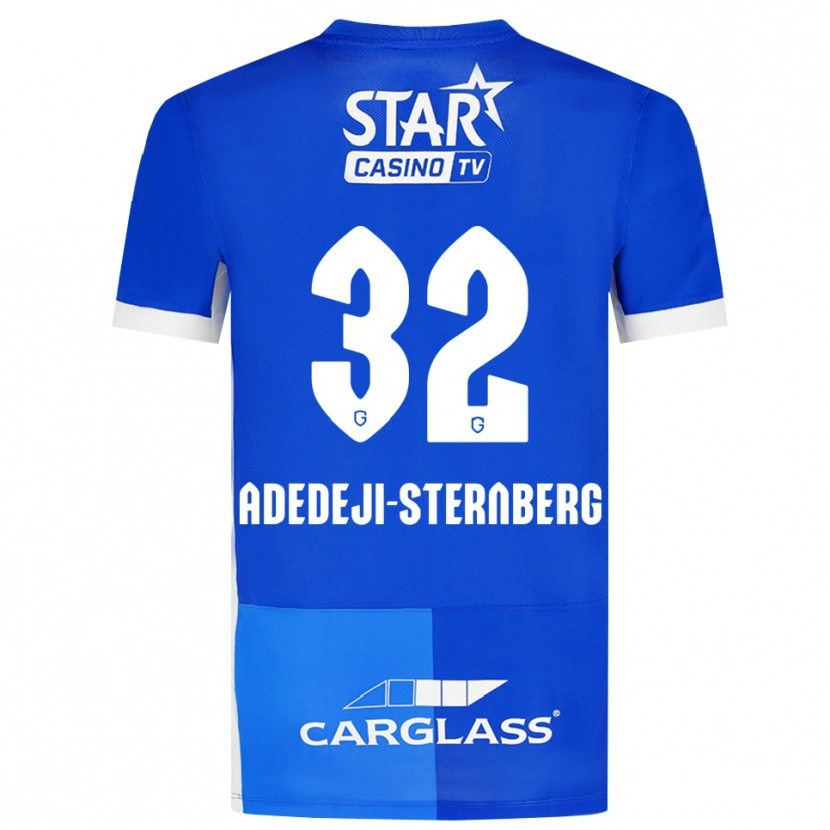 Danxen Homem Camisola Noah Adedeji-Sternberg #32 Mediumblue Royalblue Branco Principal 2026/27 Camisa Brasil